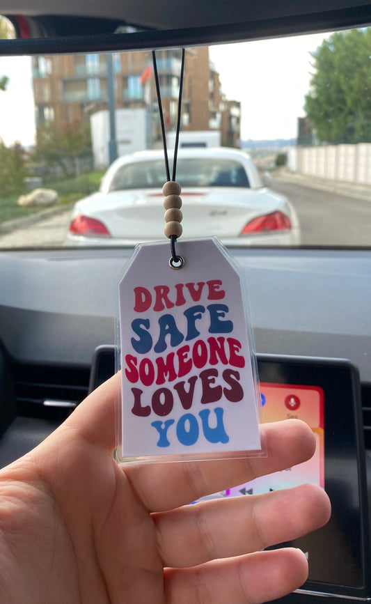 Drive safe araba süsü hediyesi