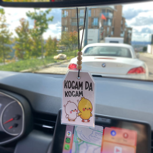 Kocam da kocam araba süsü hediyesi