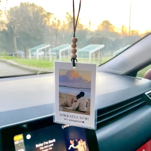 dk papirusart Fotoğraflı Araba Süsü, Kişiye özel Dikkatli Sür Oto süsü, Kokusuzdur, Sevgililer Günü için Hediye